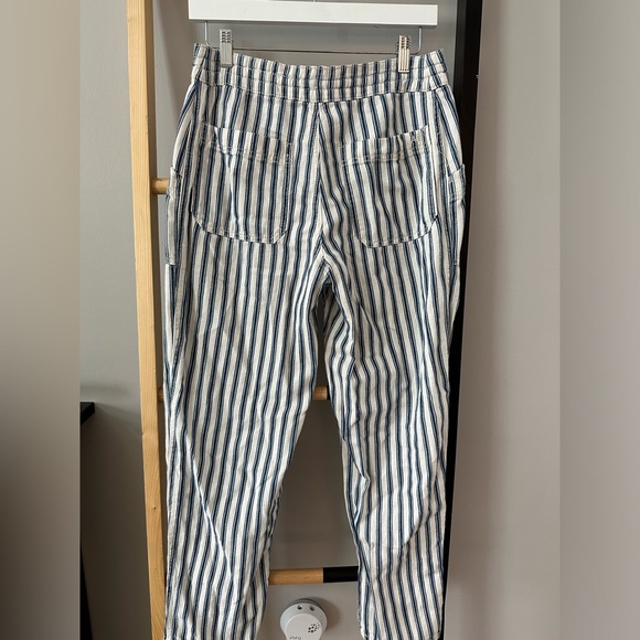 Blue Striped Beach Pants - Picture 2 of 2